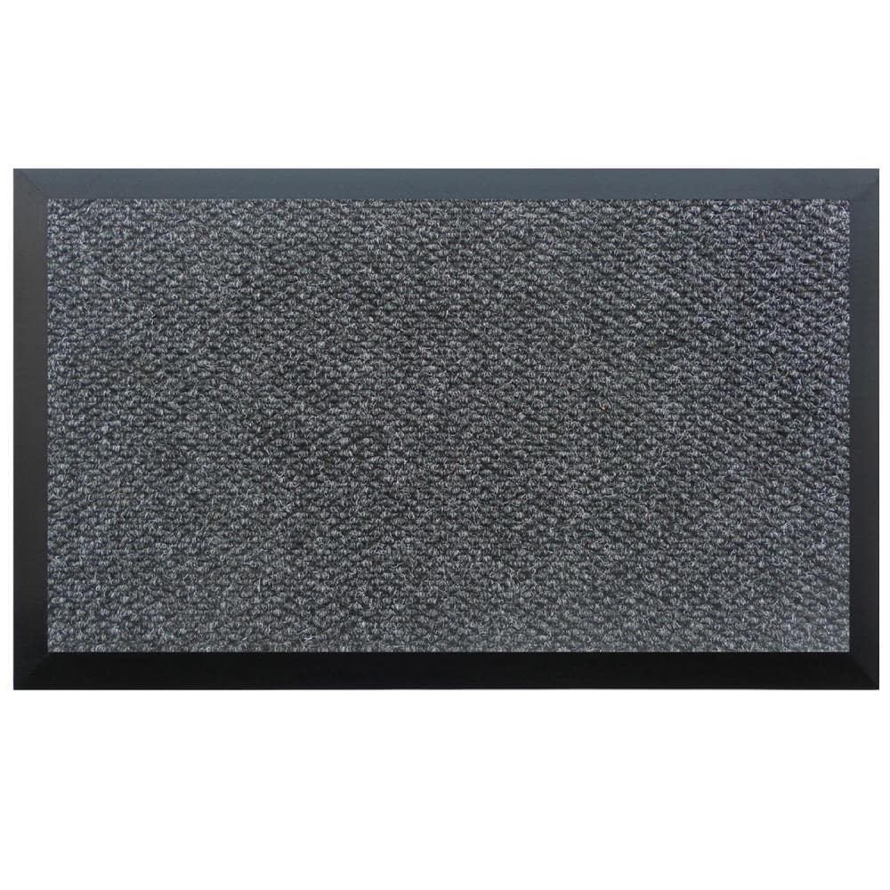 Callowaymills 72-in x 96-in Charcoal Non-Slip Grip Indoor or outdoor Door Mat