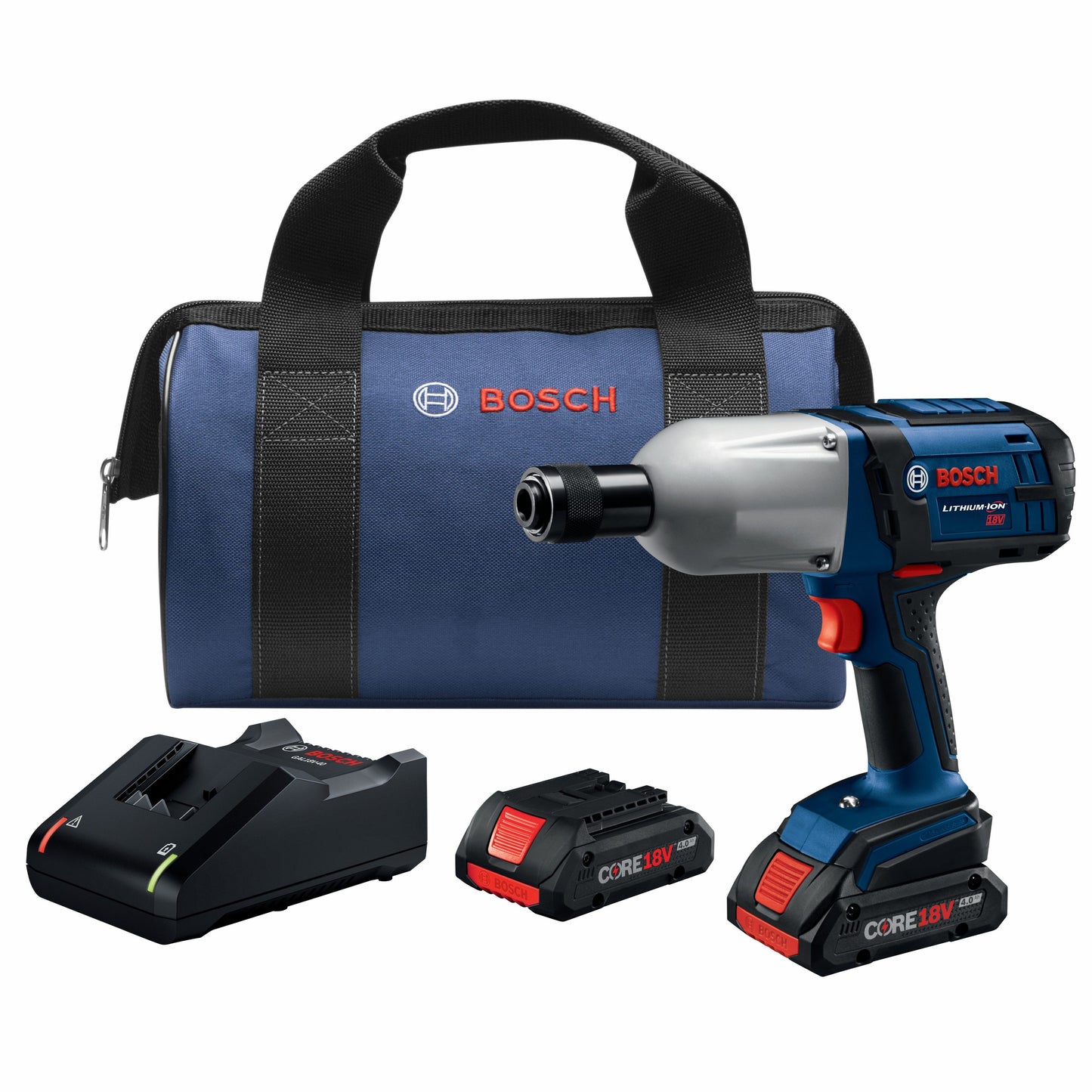 Bosch 4-Amp 18-volt Variable 7/16-in Drive Cordless Impact Wrench (2 Batteries) HTH182-B25