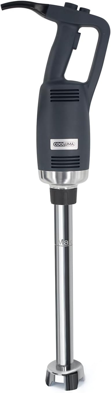 COOLUMA Commercial Immersion Blender, X-Heavy Huty 750W Handheld Blender, 18 Inch Detachable Shaft, 8,000-19,000 RPM Variable Speed, 42 Gallons Multifunction Pro Electric Stick Emulsifier.