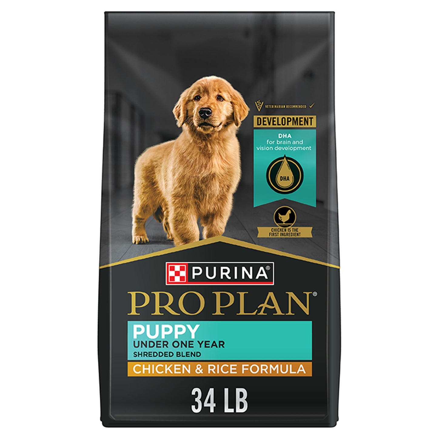 Purina Pro Plan Development Shredded Blend Puppy Dry Dog Food - Chicken & Rice 6 Lb