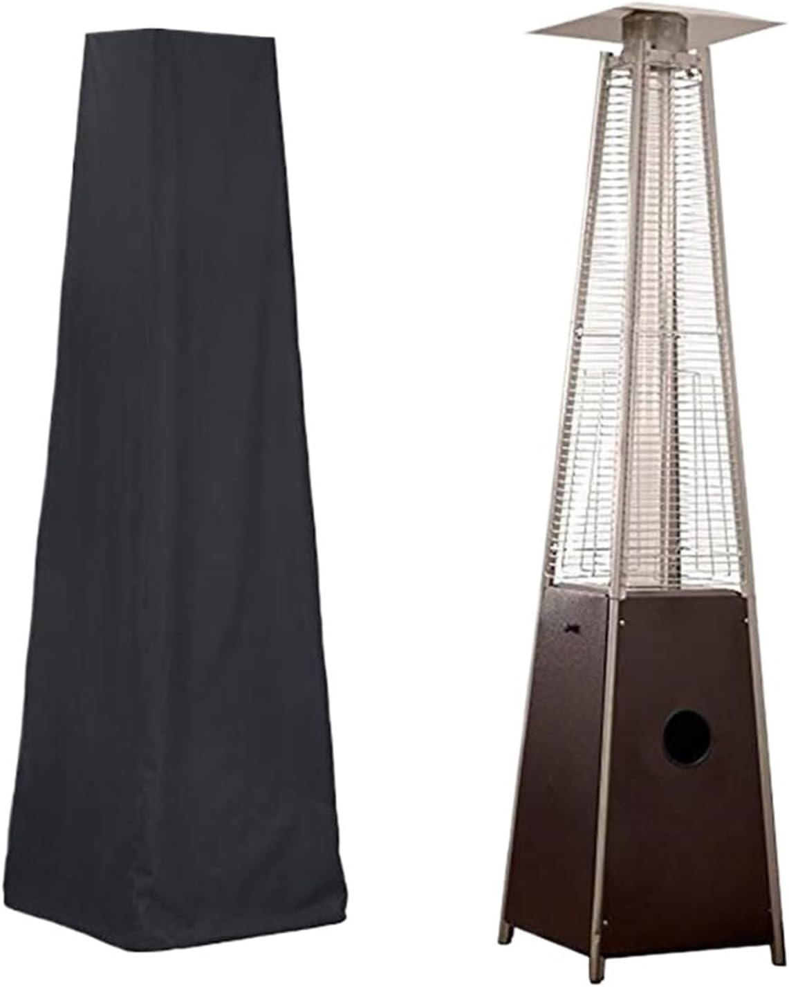 Patio Heater Cover Patio Heater Cover Heavy Duty Waterproof Gas Pyramid Standup Outdoor Furniture Protector All-Purpose Covers With Zipper