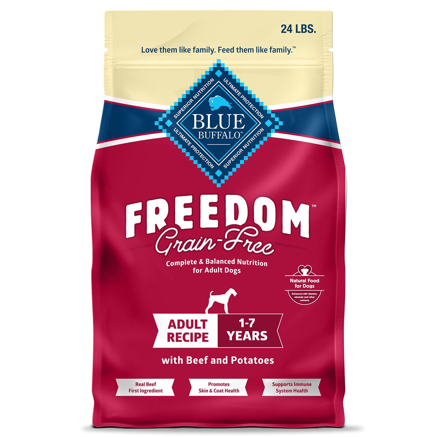 Blue Buffalo® Freedom™ Adult Dry Dog Food - Grain Free, Beef & Potatoes