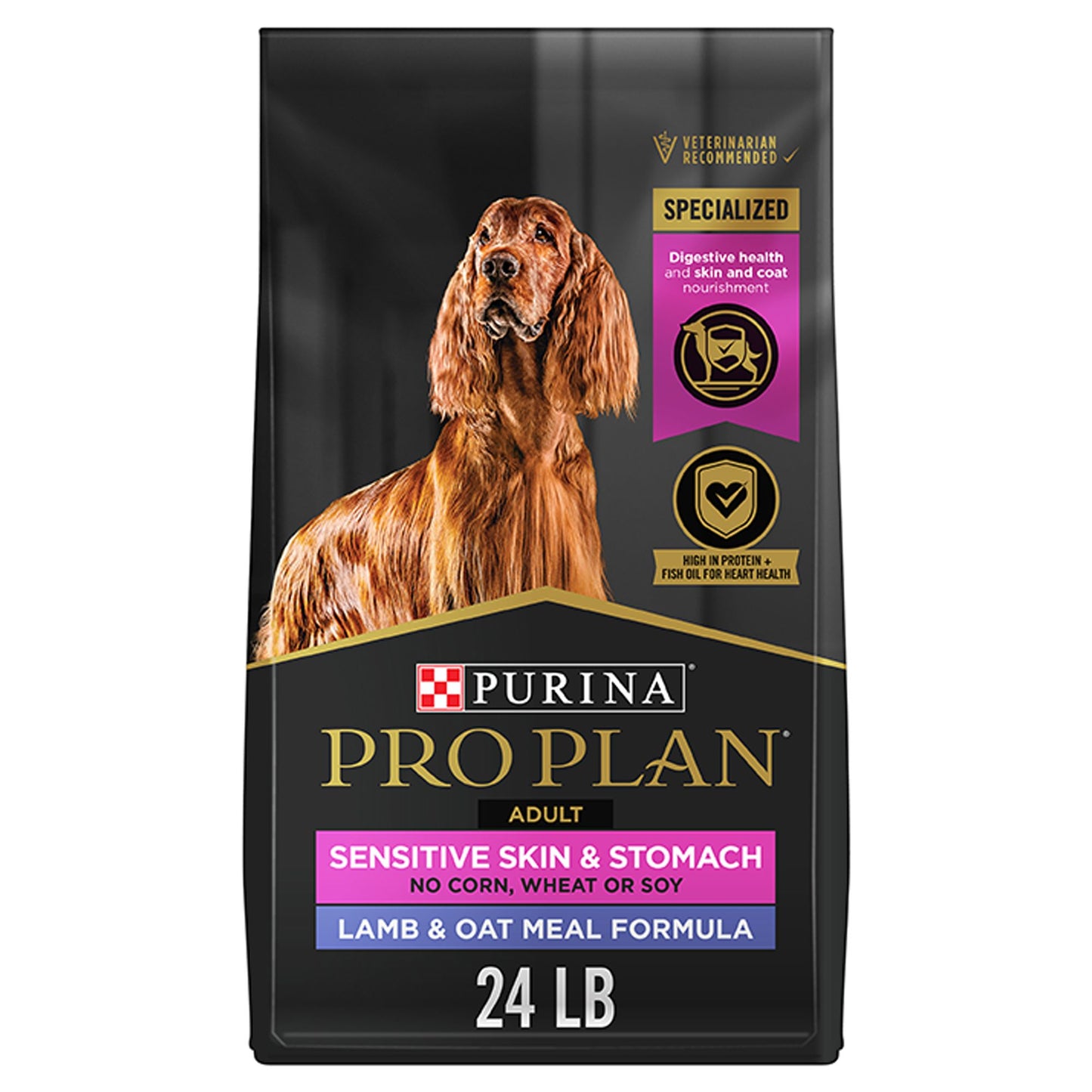 Purina® Pro Plan Sensitive Skin & Stomach Adult Dry Dog Food - Lamb & Oat Meal, No Corn, Wheat Soy 4 Lb