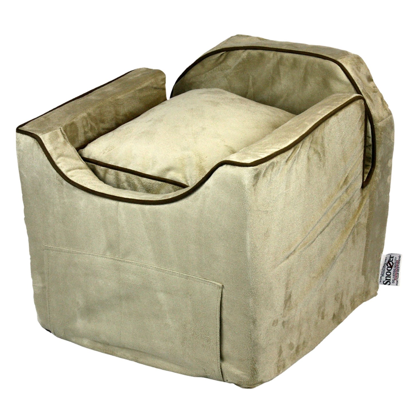 Snoozer® Luxury Lookout® II Dog Car Seat Dog Bed 19"L x 22"W x 17"H