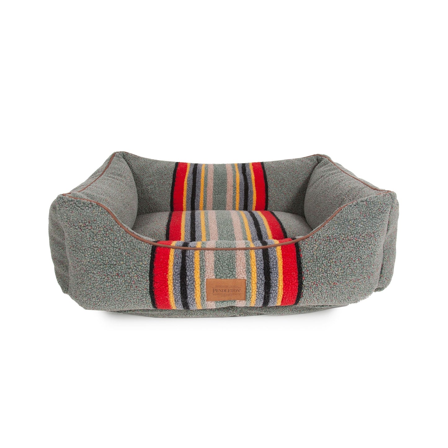 Pendleton Yakima Camp Heather Green Kuddler Dog Bed 30"L x 24"W x 9"H