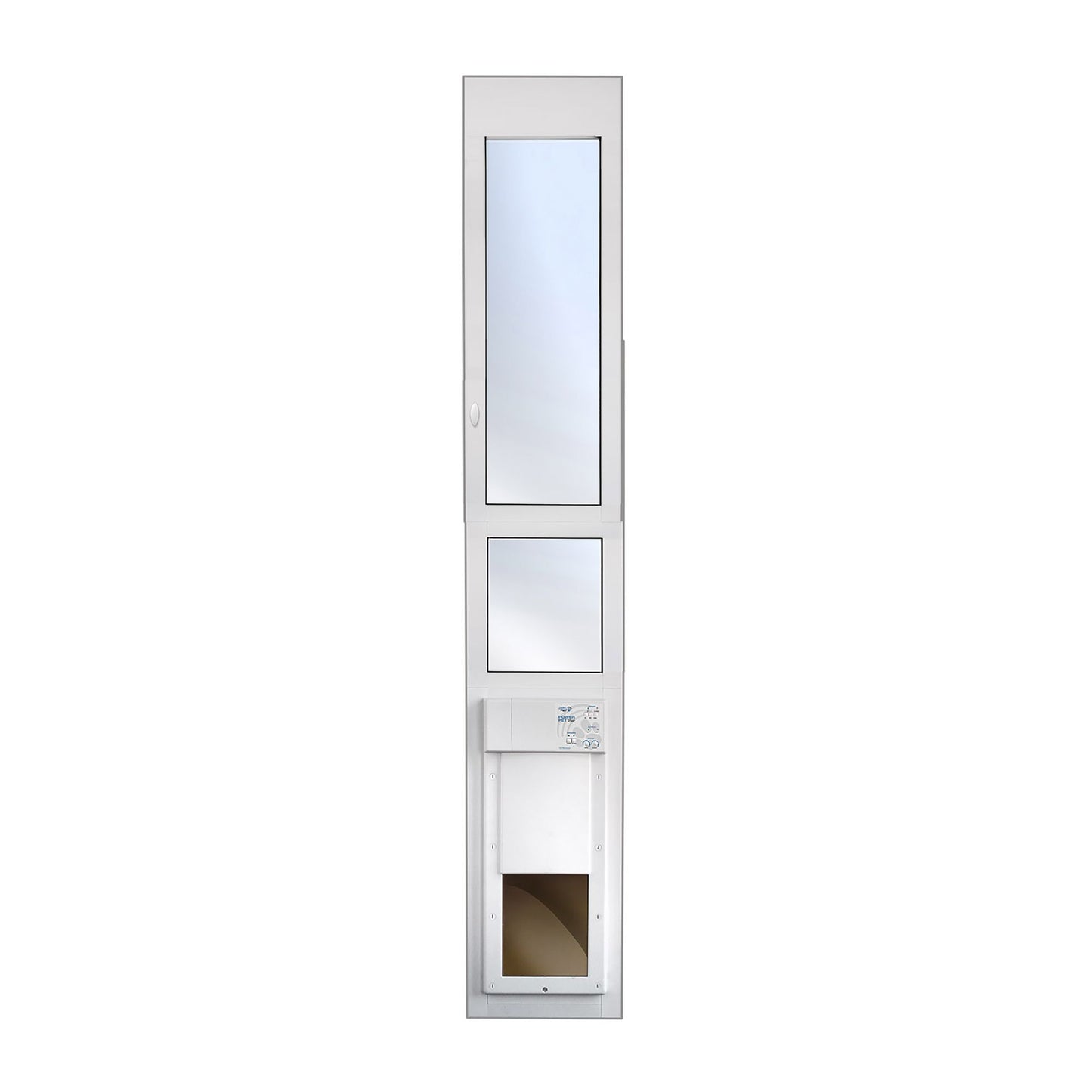 High Tech Pet® Power Automatic Sliding Glass Tall Height Pet Patio Door 12.25"W x 16"H