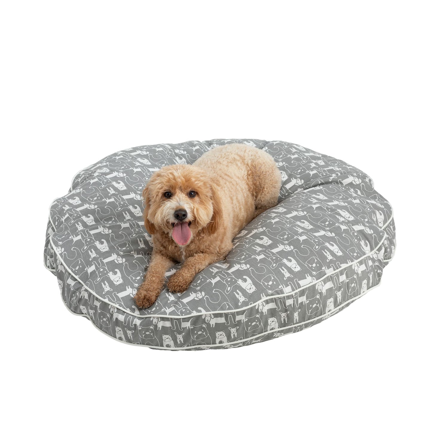 Snoozer® Pedigree Storm Indoor/Outdoor Round Dog Bed 35"L x 35"W x 4"H