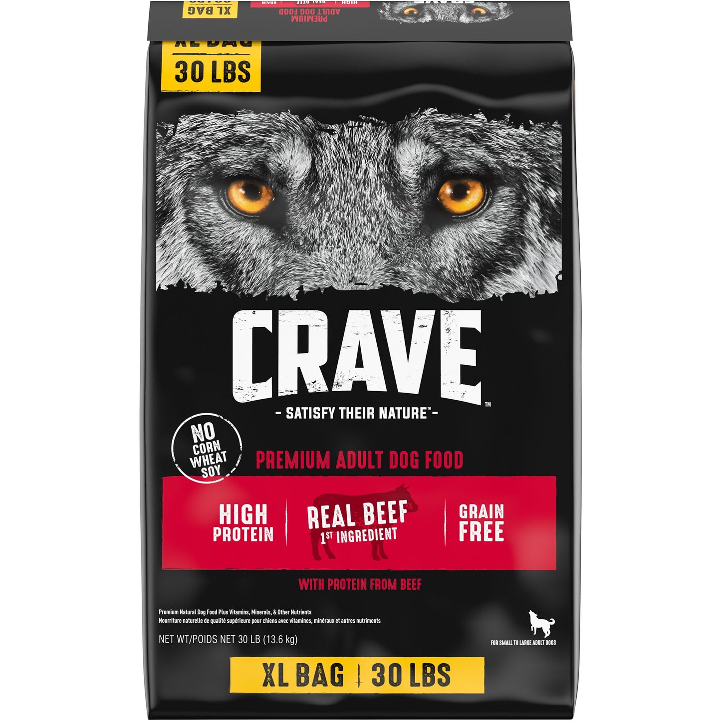 Crave Adult Dry Dog Food - Beef