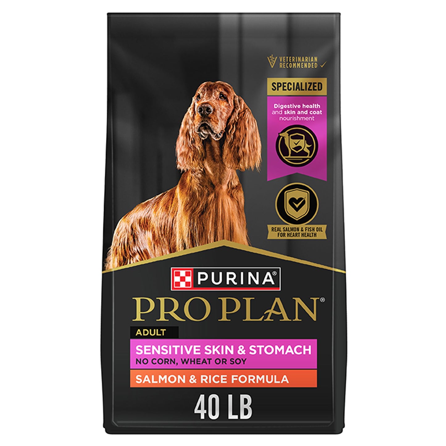 Purina® Pro Plan Sensitive Skin & Stomach Adult Dry Dog Food - Salmon & Rice, No Corn, Wheat or Soy 16 Lb