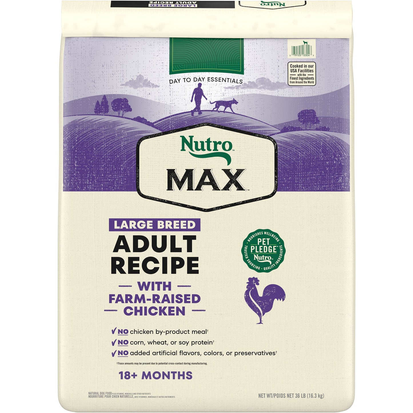 Nutro Max Large Breed Adult Dog Food - 36 Lb