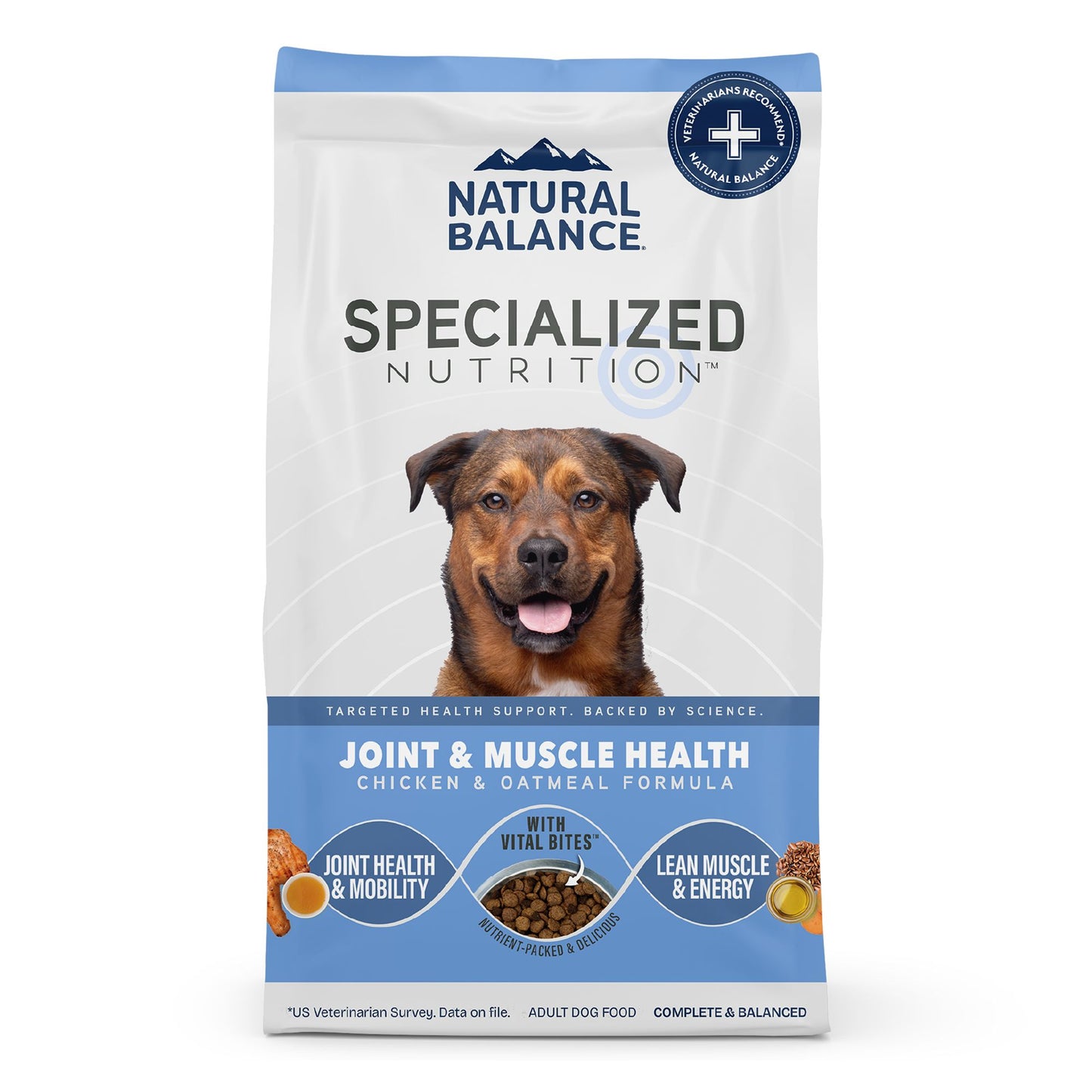 Natural Balance Specialized Nutrition Joint & Muscle Health Adult Dry Dog Food - Chicken & Oatmeal 3.5 Lb