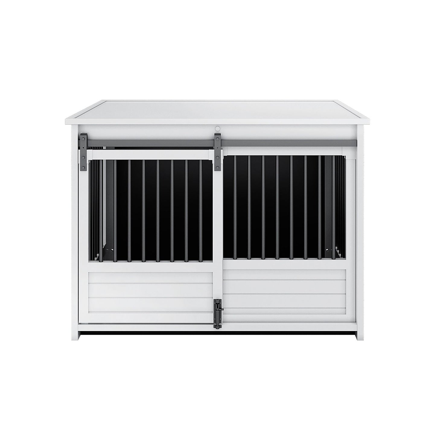 New Age Pet® ECOFLEX® Barn Door End Table Dog Crate Large