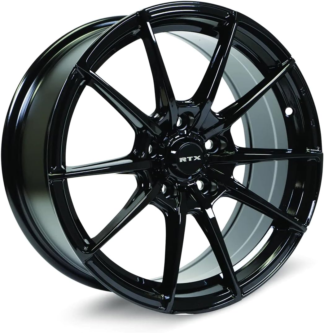 RTX SL01 Custom Wheel - 17x7.5, 40 Offset, 5x114.3 Bolt Pattern, 73.1mm Hub - Gloss Black Rim