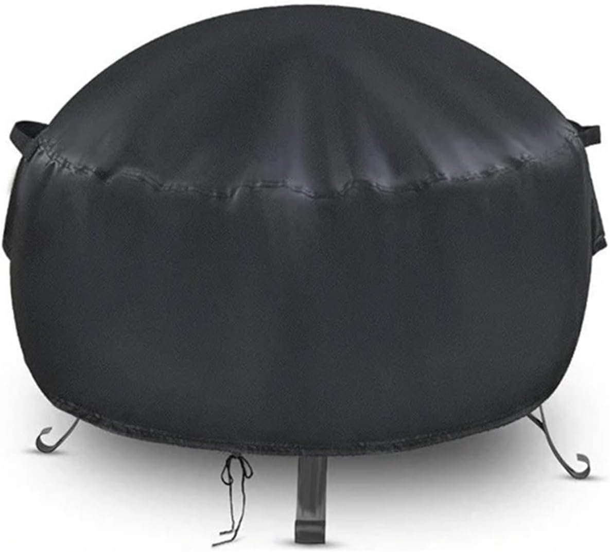 Furniture Cover Waterproof 600D Heavy Fire Pit Cover Rainproof Home Round Barbecue Rack Covers Grill Furniture Universal