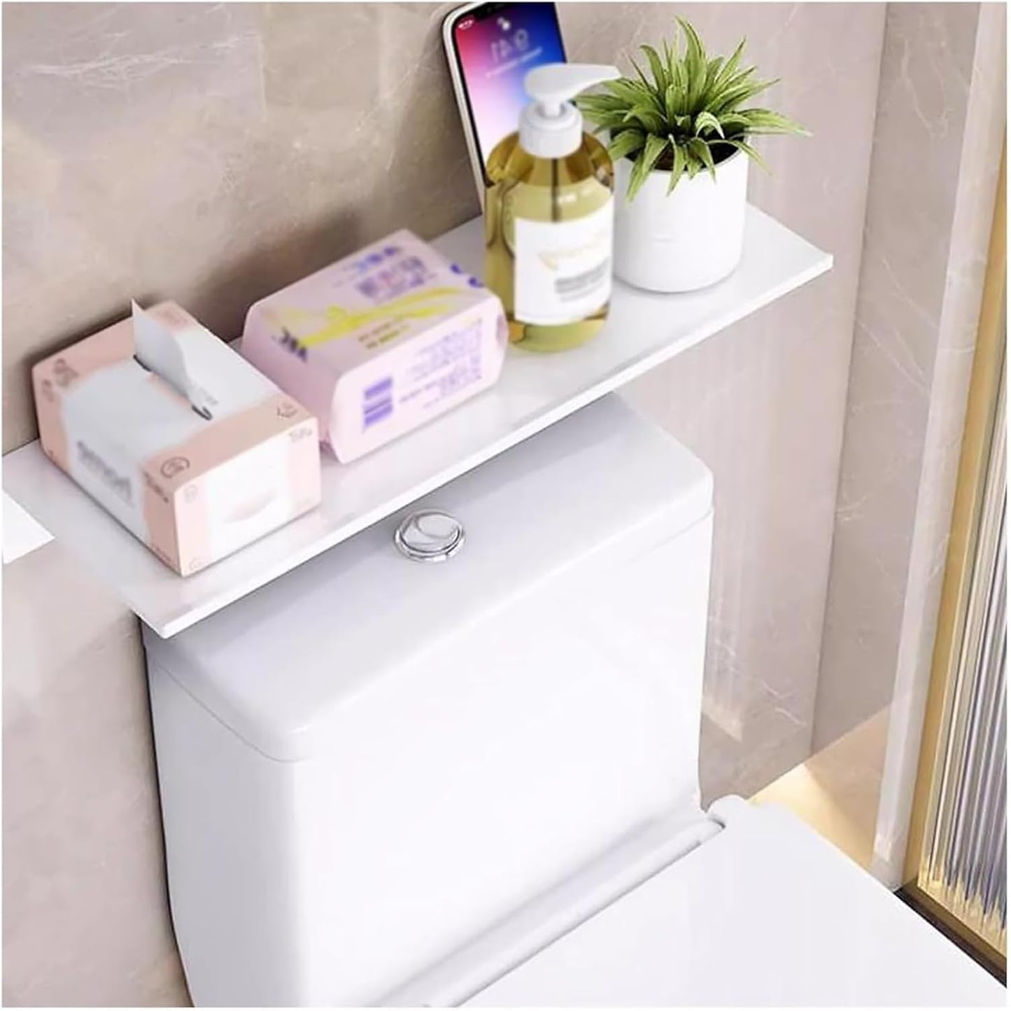 Radiator cover with ventilation slats, Aluminum Radiator Shelf Living Room\/Kitchen\/Bedroom Splicable Home Decorative Cover for(L 43 3x10in(2 section))