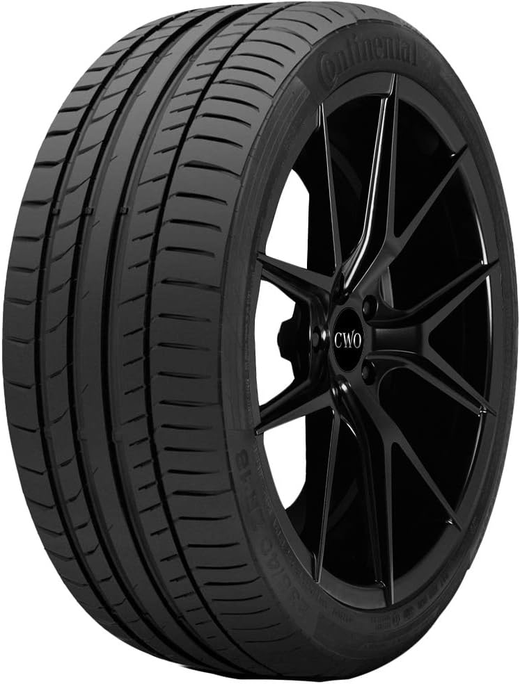 225/45-17 Continental ContiSportContact 5 Summer Performance Tire 280AAA 91W 225 45 17