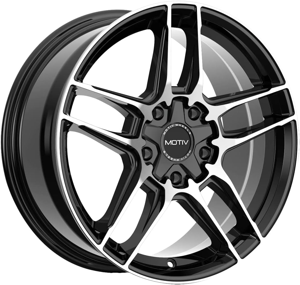 Motiv 434MB 16x7.5 5x100/5x4.5" +40mm Black/Machined Wheel Rim 16" Inch