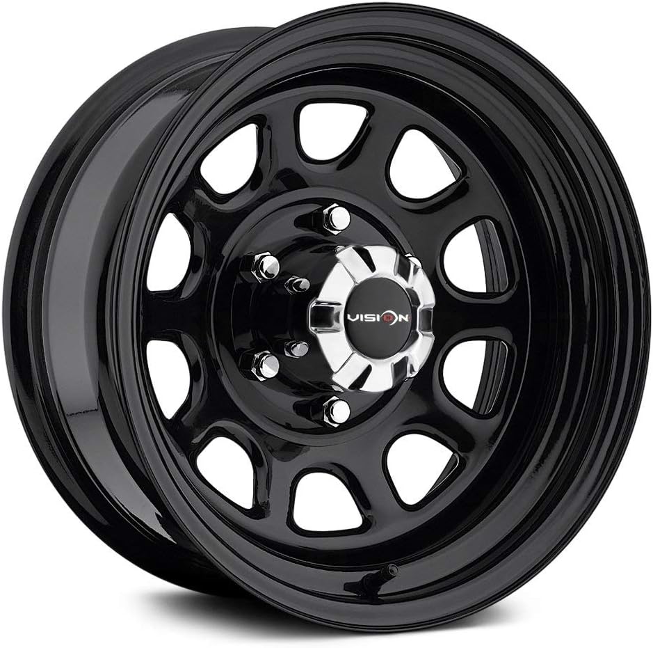 Vision 84 D Window 16x8 5x139.7/5x5.5" -12mm Gloss Black Wheel Rim