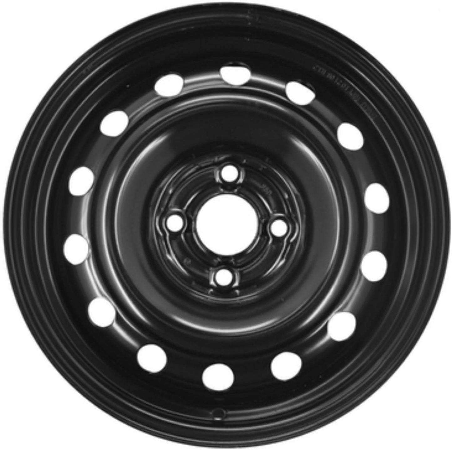 15" 15x6" Reconditioned Factory OEM Black Steel Wheel Rim for 2001-2005 Honda Civic 4 Lug | 63828