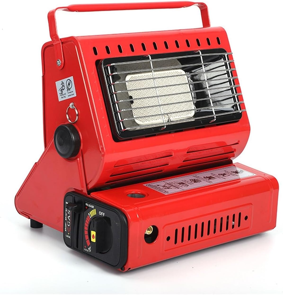 Outdoor Heater, Portable Butane Heater For Camping Emergency Survival Dual Coherent Heat, Safety Valve, Durable Stainless Steel Ideal For Tents, RV, Hiking