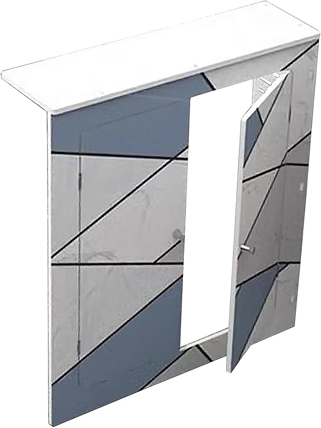 Radiator cover for old radiator,Radiator cabinet, Radiator Cover Table Shelf Old Heater Sheltering Cabinet Kitchen Bathroom Laundry Water Valve Trim(90x80x20cm(35.4x31.5x7.9in))