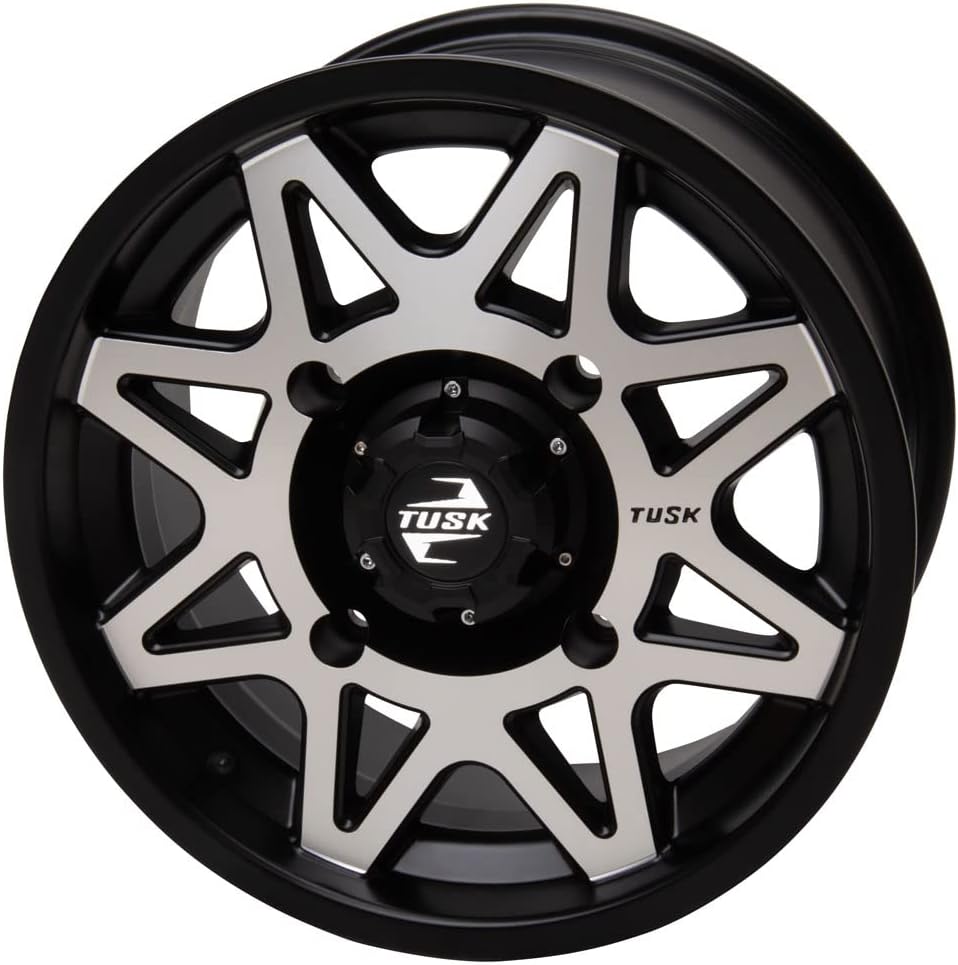 4/156 Tusk Tintic Wheel 15x7 5.0 + 2.0 Machined/Black