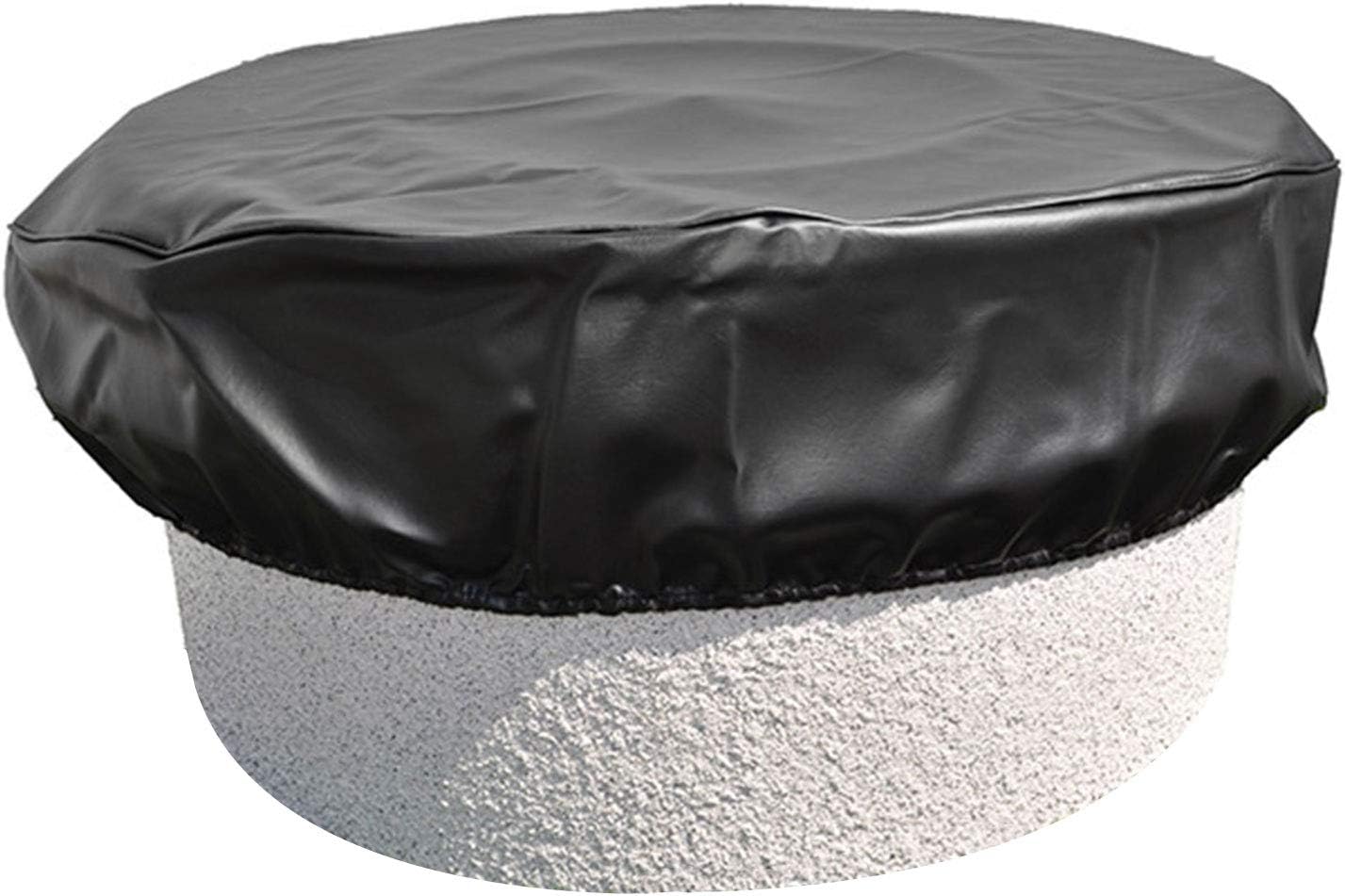 Hearth Products Controls HPC Fire Black Vinyl Fire Pit Cover (FPC-45), Round, 45-Inch