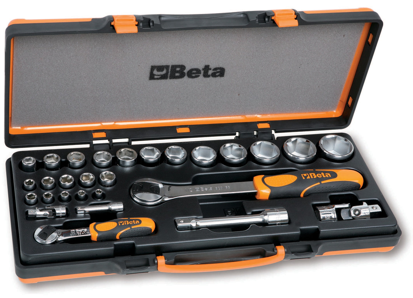 Beta 1/4-in Drive Metric Intermediate Socket Set (28-Pieces) 9020807