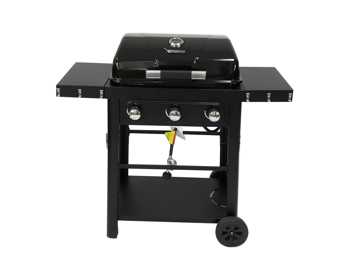 Brand-Man Grills Bronco 2 Bronco2 Gray 3-Burner Liquid Propane Gas Grill BMBRON2-3B
