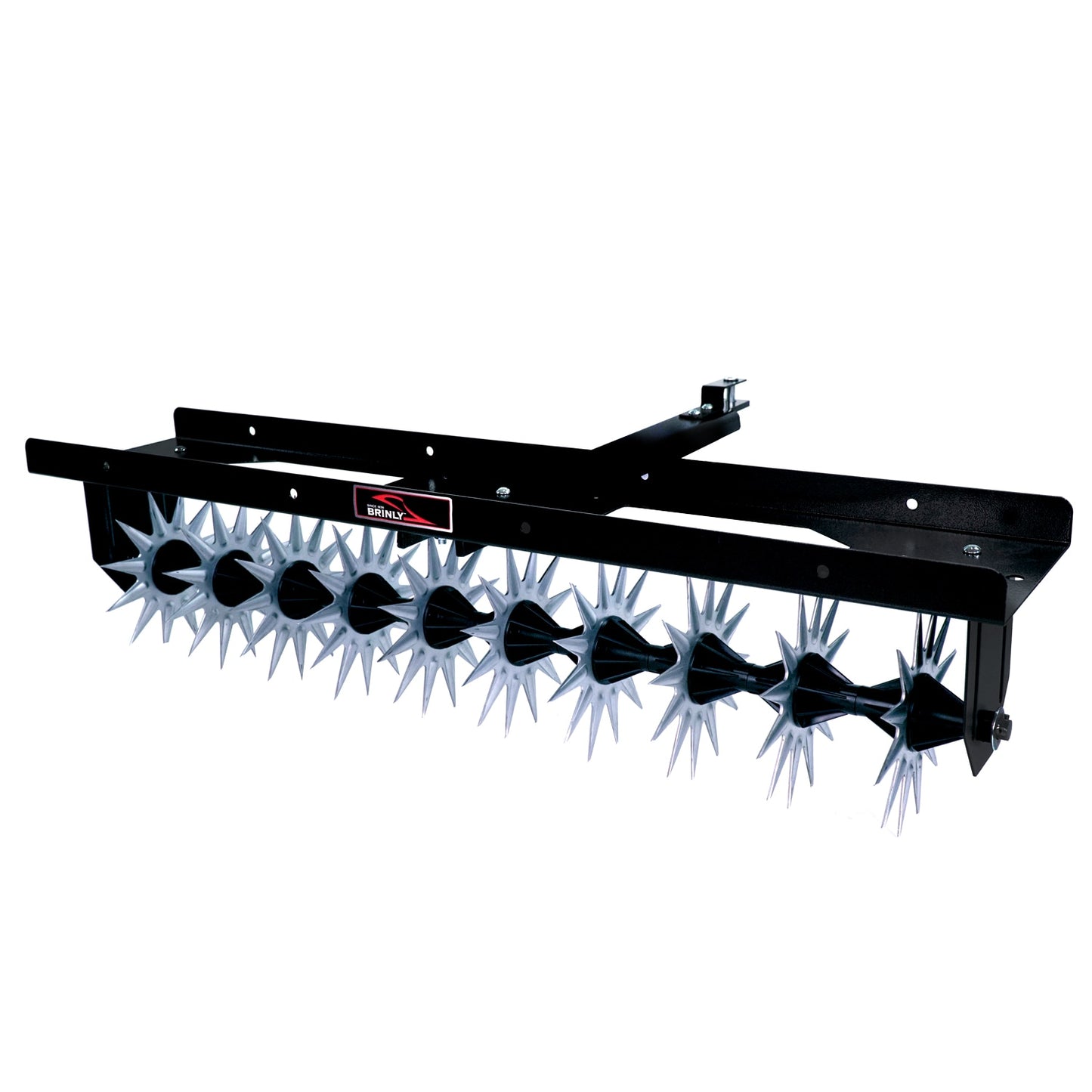 Brinly Brinly 40″ Tow-Behind Spike Aerator with Wide Channel Tow Bar SA2-40BH2-G