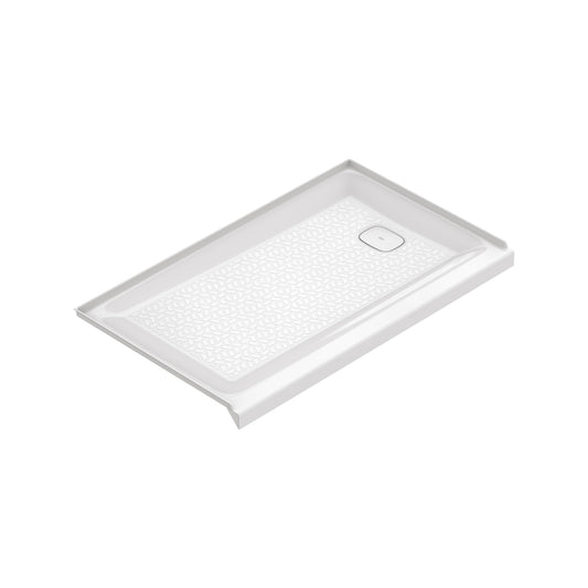 American Standard Aspirations 36-in W x 60-in L Right White Single Threshold Rectangle Shower Pan Base with 5-in H Threshold