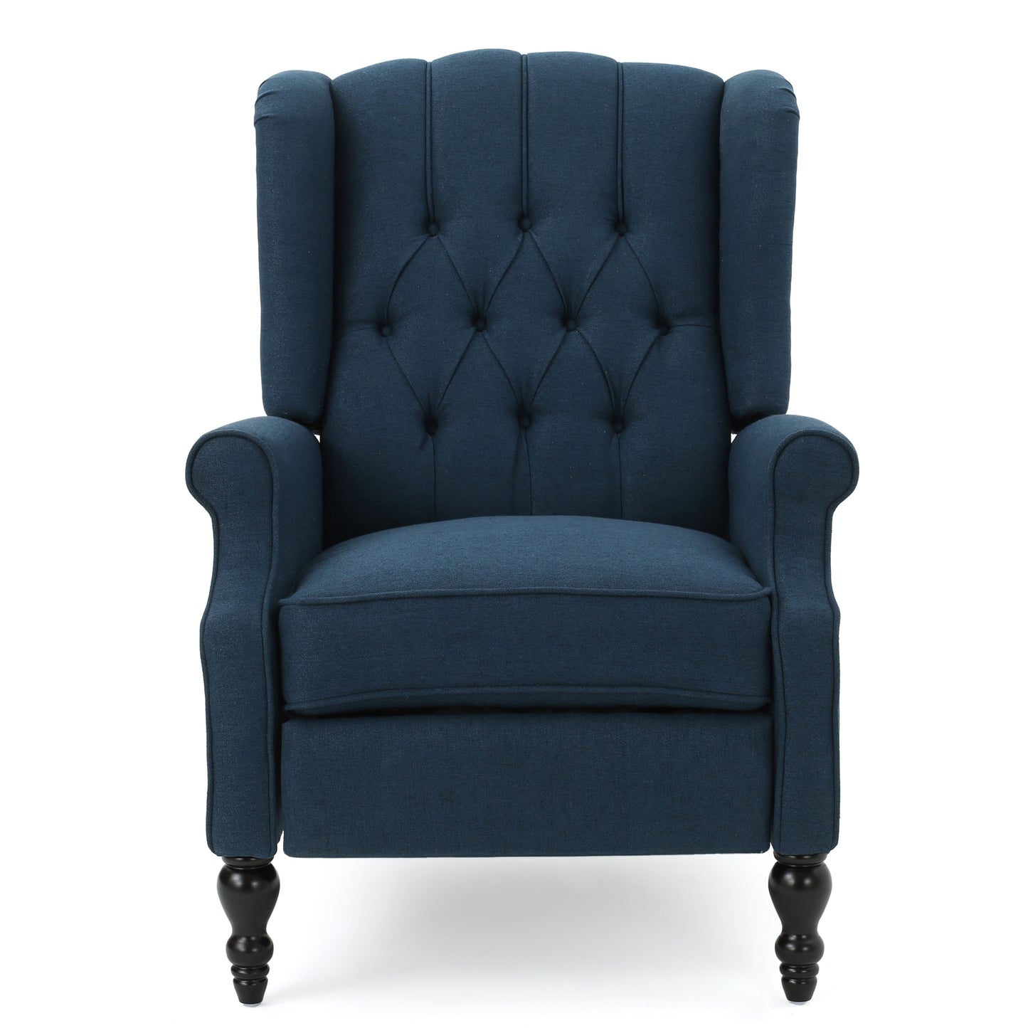 Best Selling Home Decor Blue Polyester Upholstered Tufted Recliner