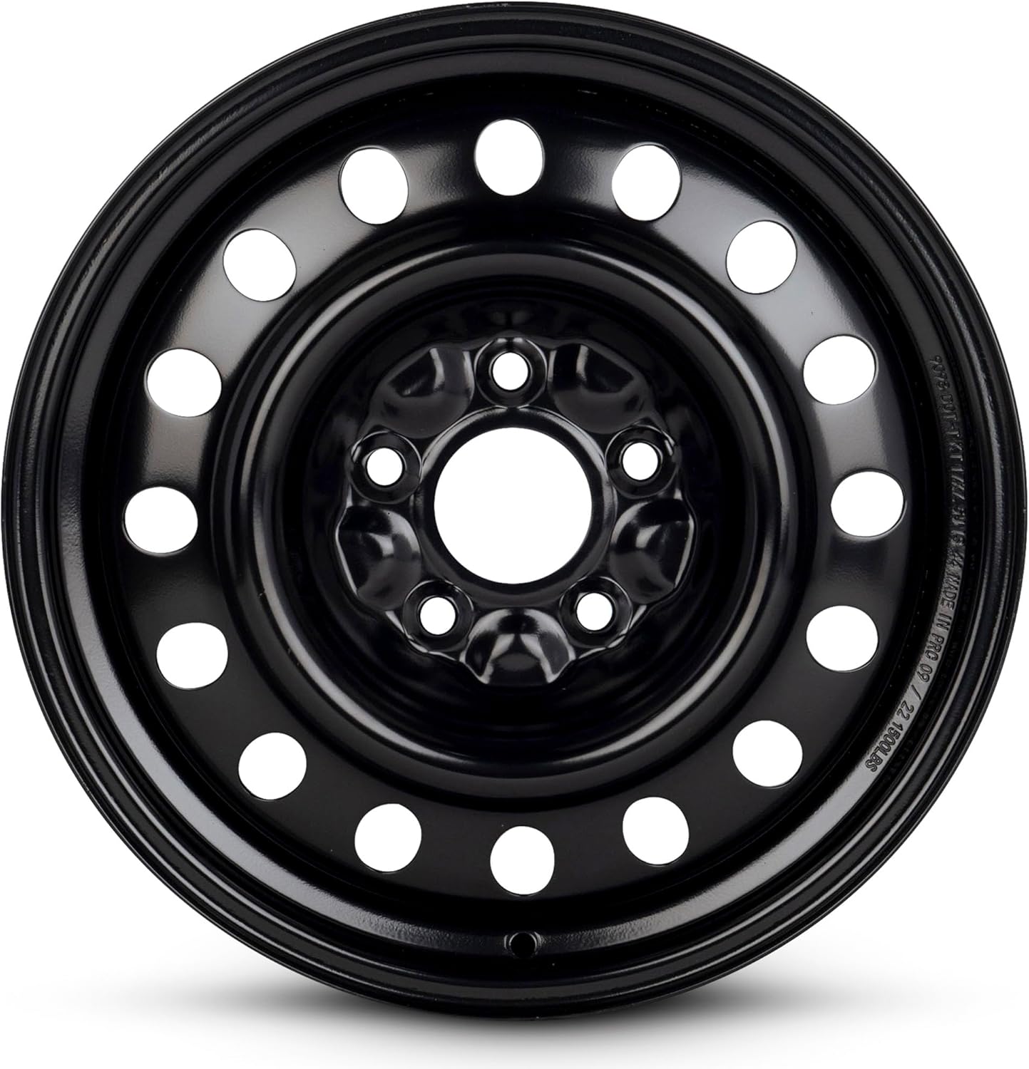 For 2003-2010 Jeep Grand Cherokee 17 Inch Black Painted Steel Rim - OE Direct Replacement - Road Ready Car Wheel