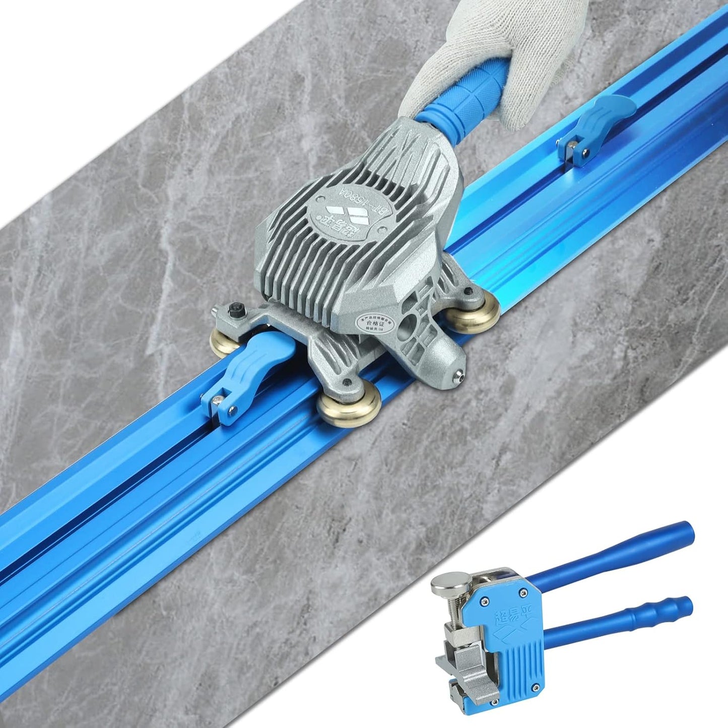 Ceramic Tile Cutter Machine YSJWAER - Manual Cutting Tool for Large Ceramic Porcelain Up to 87"