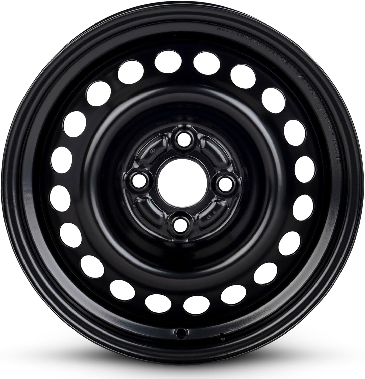 For 2015-2022 Honda Fit 15 Inch Painted Black Rim - OE Direct Replacement - Road Ready Car Wheel