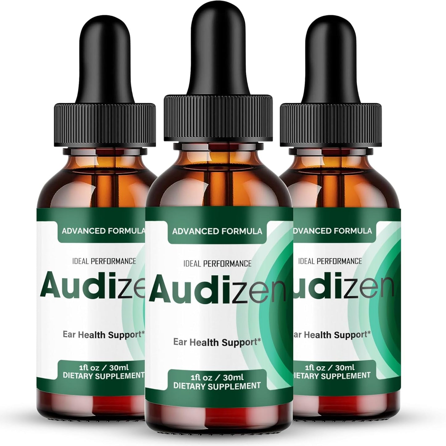 Audizen for Tinnitus, Audizen Drops Tinnitus Relief for Ringing Ears, Advanced Ear Health Support Supplement Liquid Drops All Natural for Healthy Ringing Ear, Audizen for Tinnitus Reviews (3 Pack)