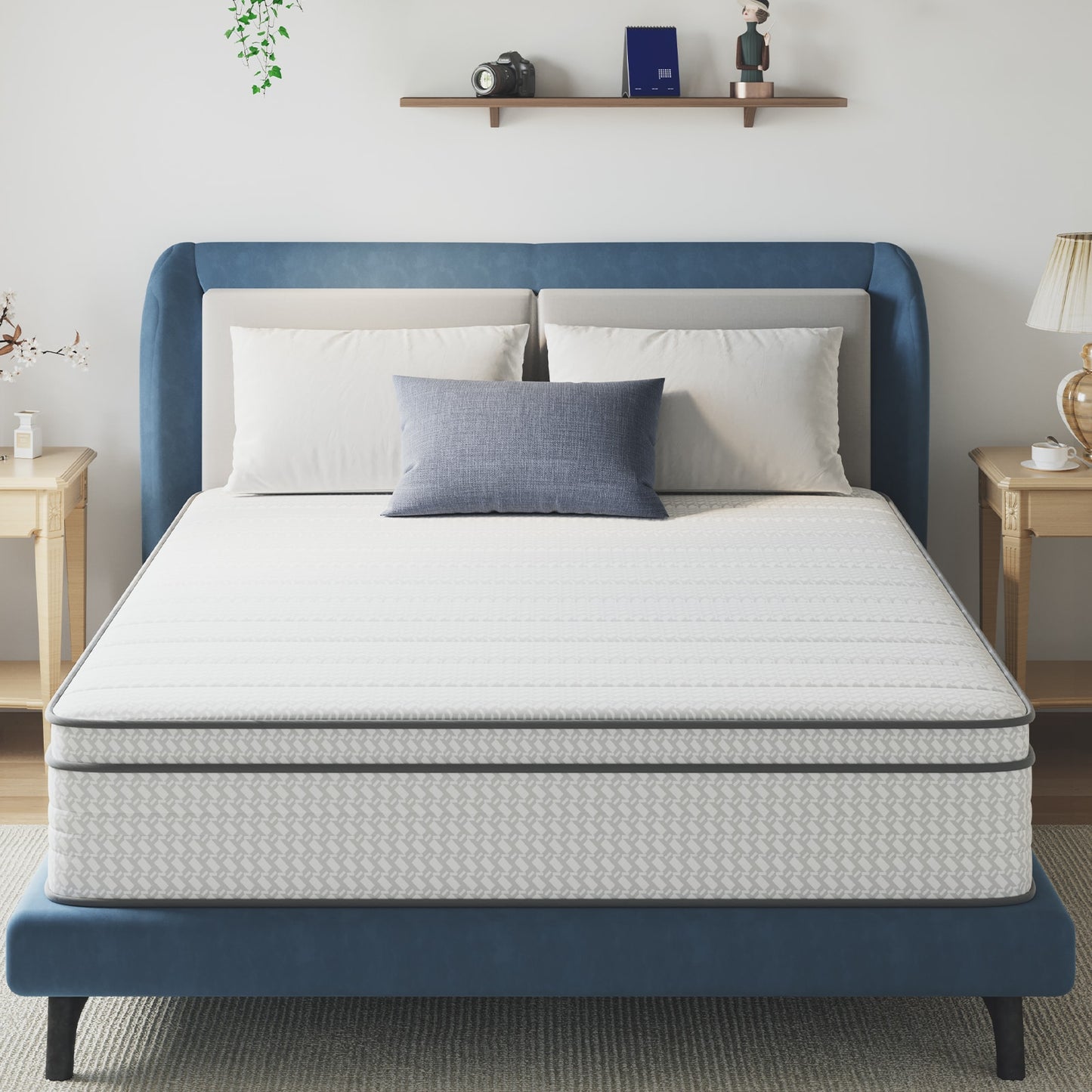 Avenco 12-in Medium Full Hybrid Memory Foam/Coil Blend Mattress in a Box
