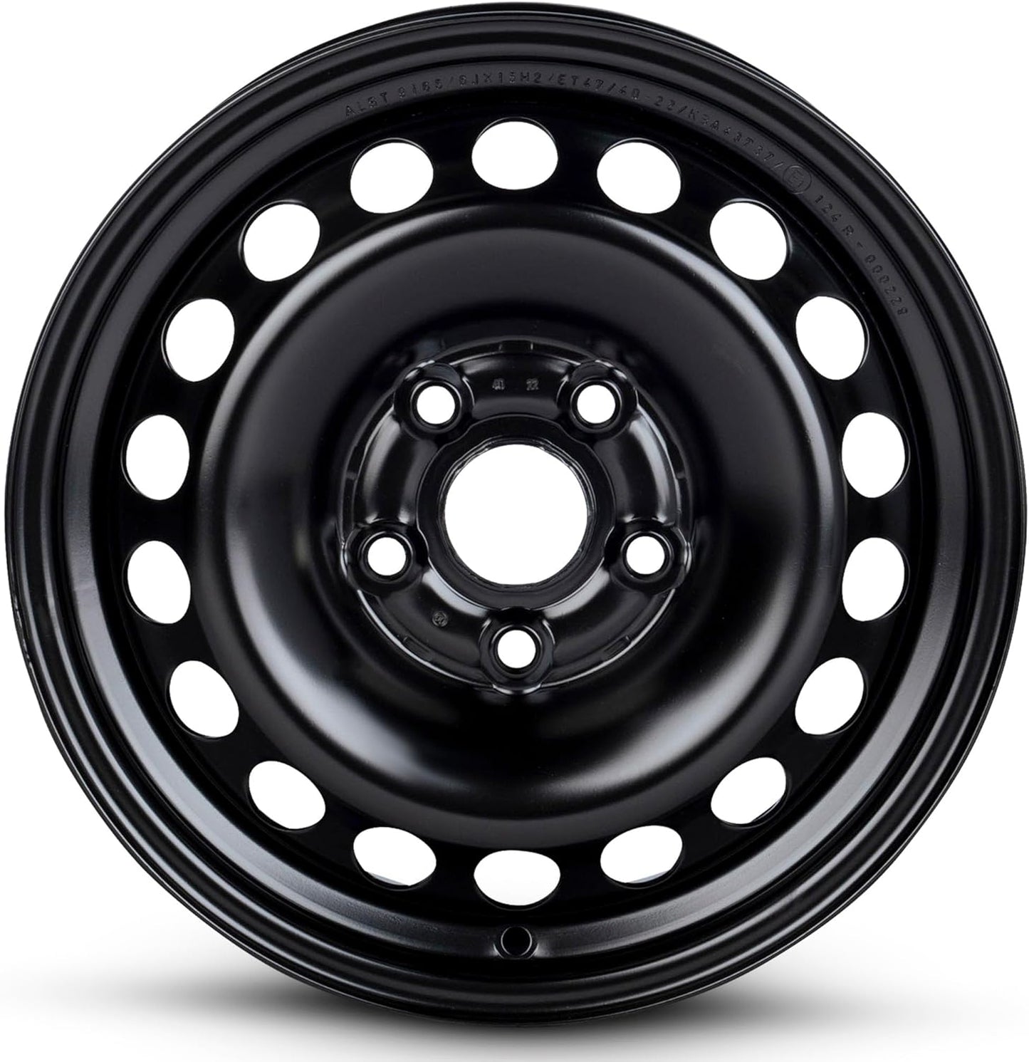 For 2006-2016 Volkswagen Jetta 15 Inch Painted Black Rim - OE Direct Replacement - Road Ready Car Wheel