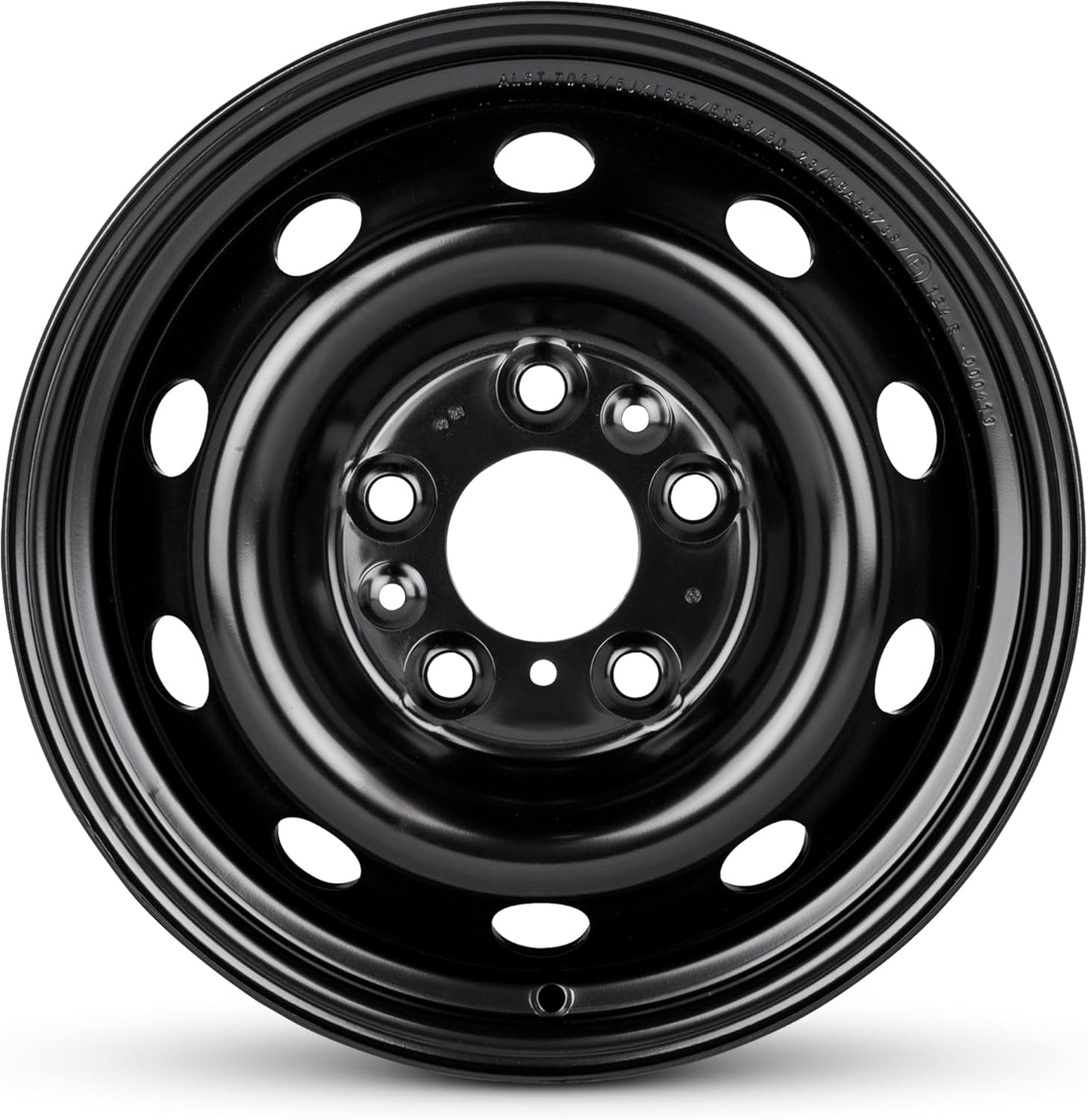For 2014-2025 Dodge Promaster 1500 16 Inch Painted Black Rim - OE Direct Replacement - Road Ready Car Wheel
