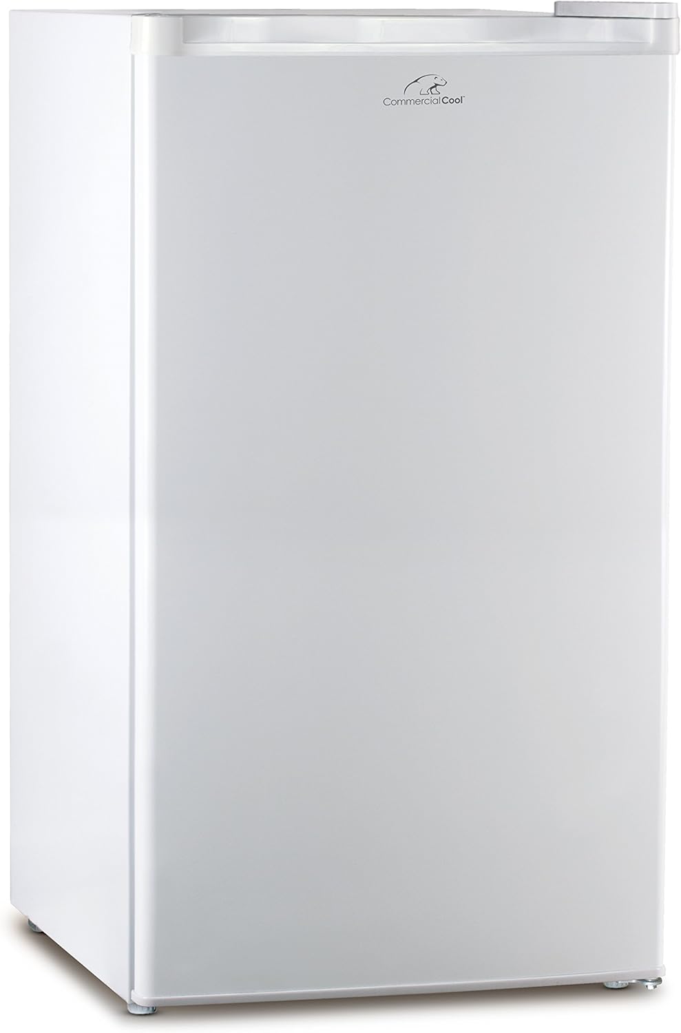 Commercial Cool CCR32W Compact Single Door Refrigerator and Freezer, 3.2 Cu. Ft. Mini Fridge, White