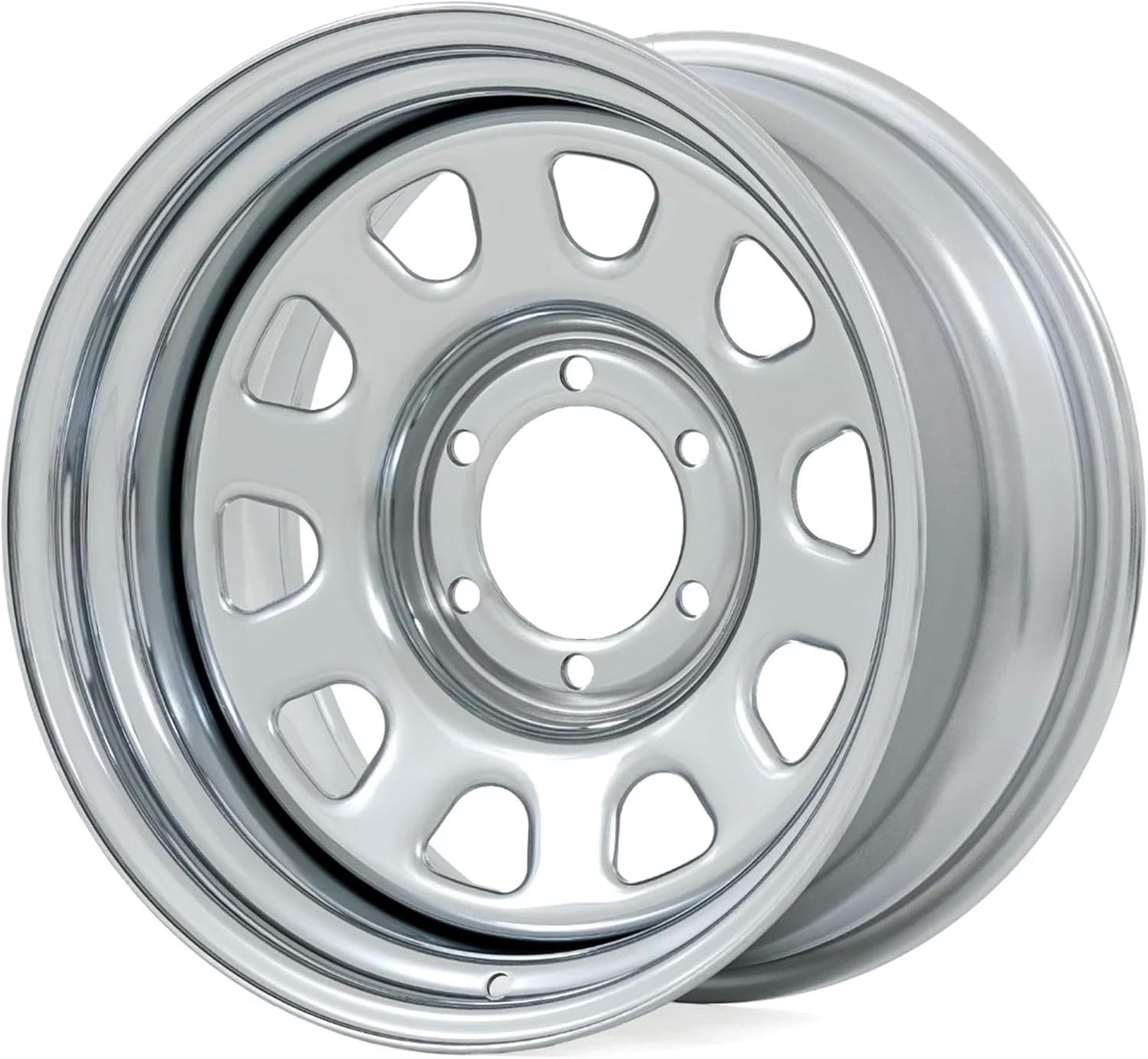 Rough Country Chrome Wheel | 16x8 | 6x5.5 | 4.25 Bore | -12 (16 x 8. inches \/6 x 5 inches, -12 mm Offset)