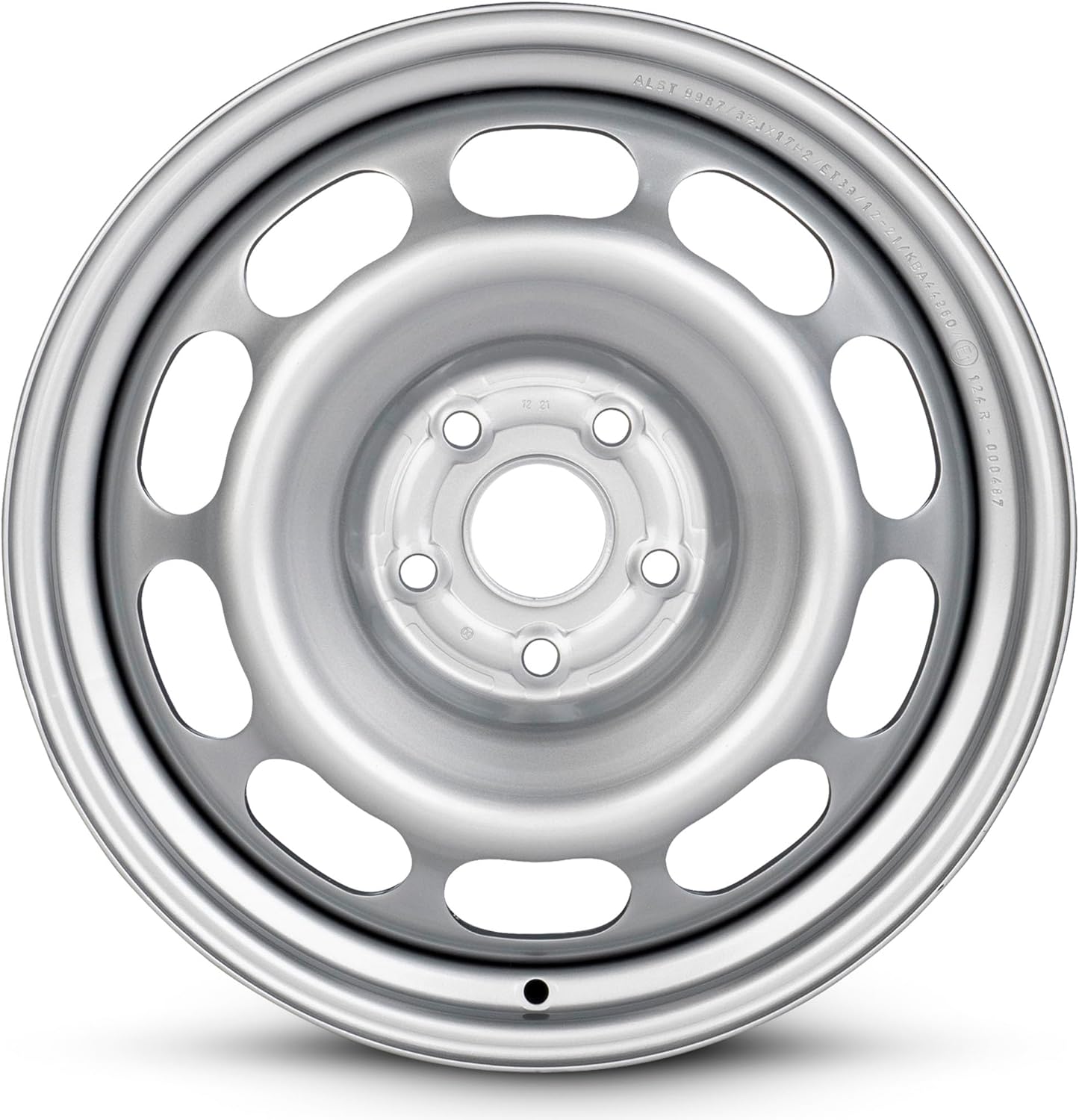 For 04-16 Toyota Sienna 17 Inch Painted Silver Steel Rim - OE Direct Replacement - Road Ready SUV Wheel