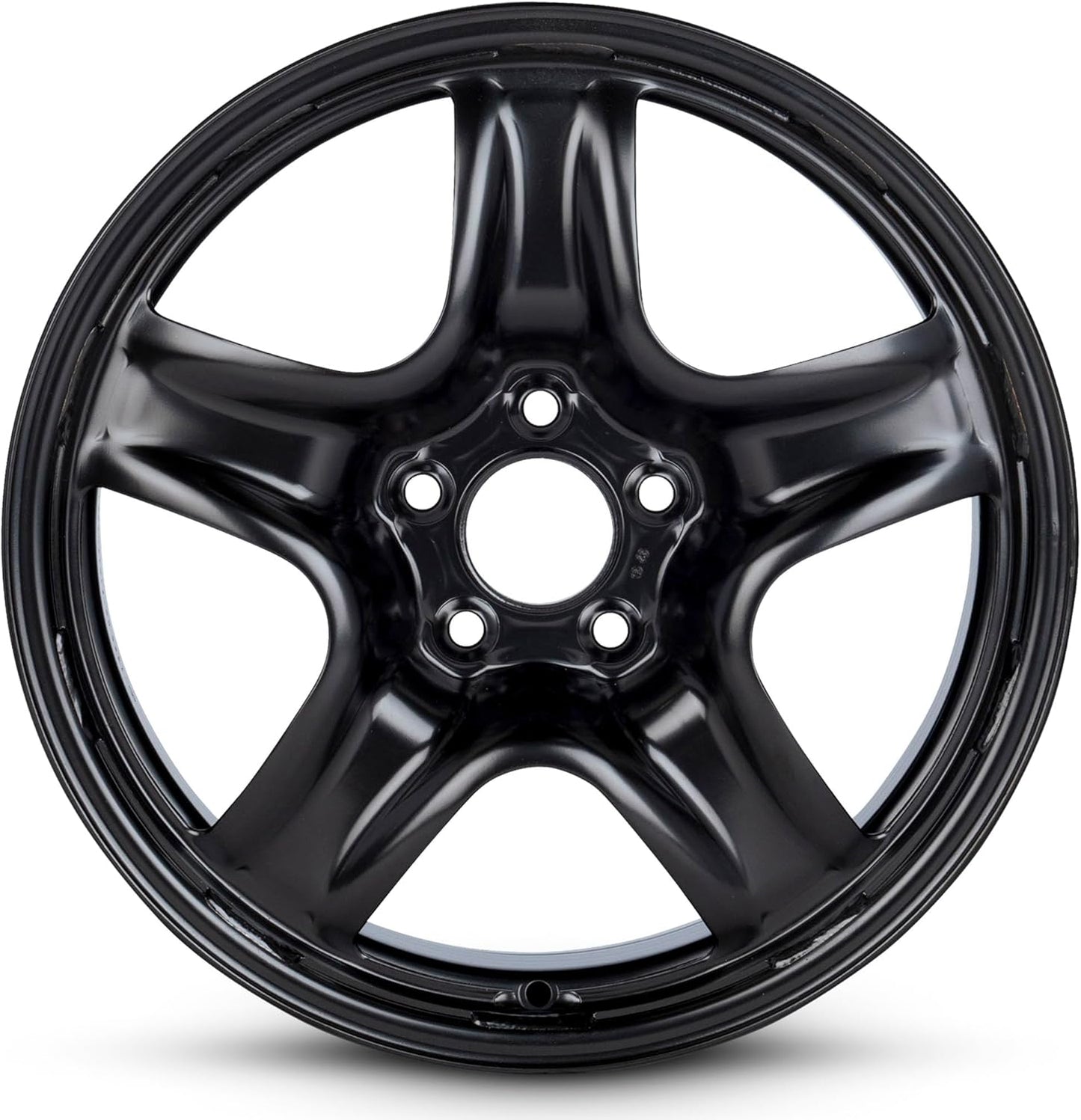For 2007-2010 Saturn Aura 17 Inch Painted Black Rim - OE Direct Replacement - Road Ready Car Wheel