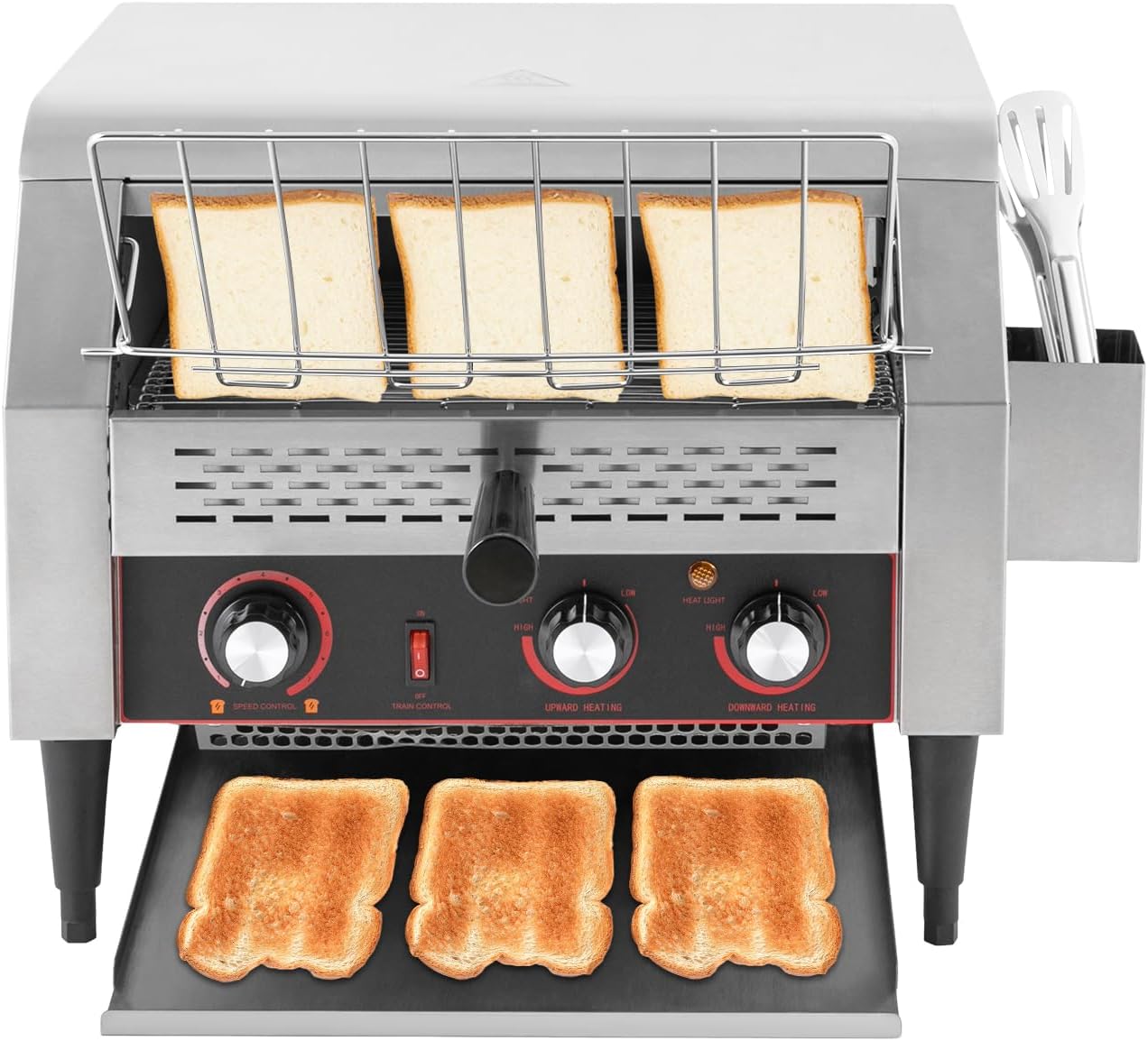 Commercial Toaster 450Slices/Hour Opening Heavy Duty Commercial Toaster,Restaurant Toaster for Cafes,Buffets, Restaurants and Coffee shops-110V,2400W