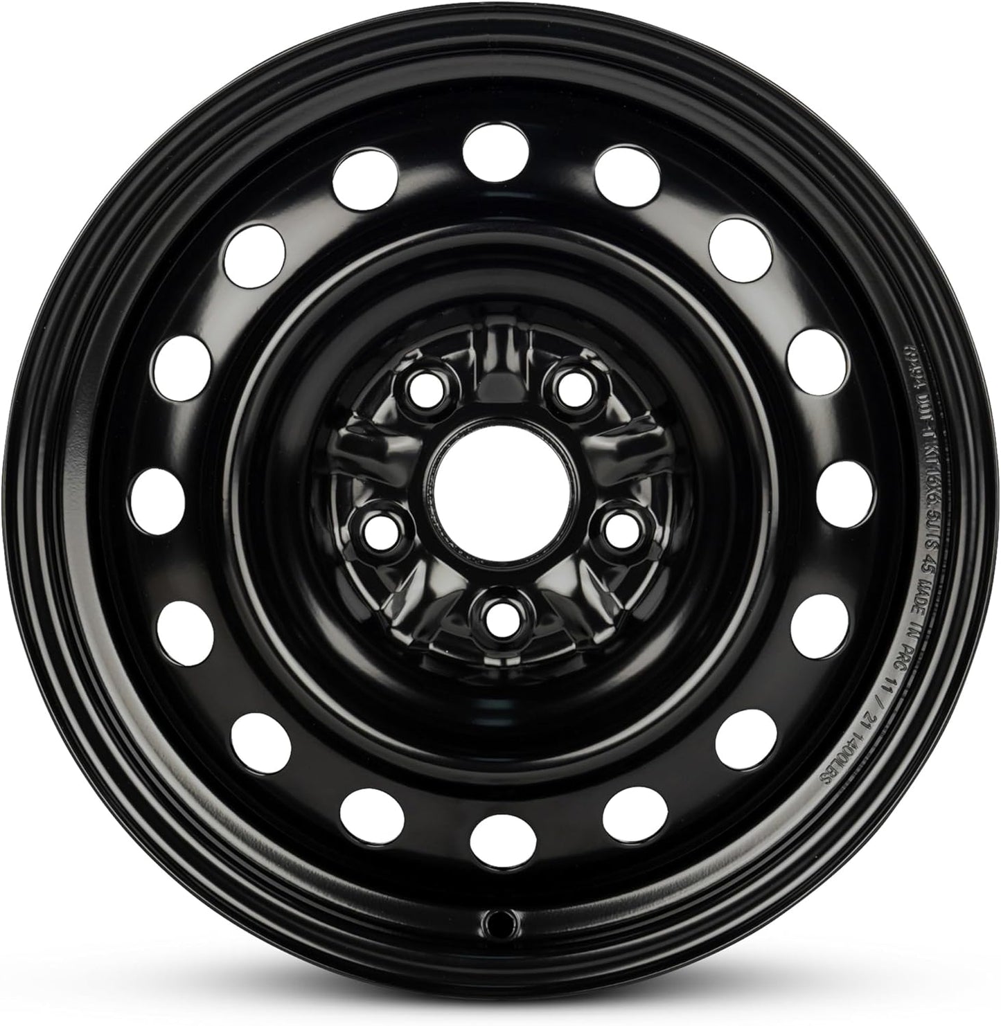 For 08-15 Scion XB 16 Inch Black Steel Rim - OE Direct Replacement - Road Ready Car Wheel