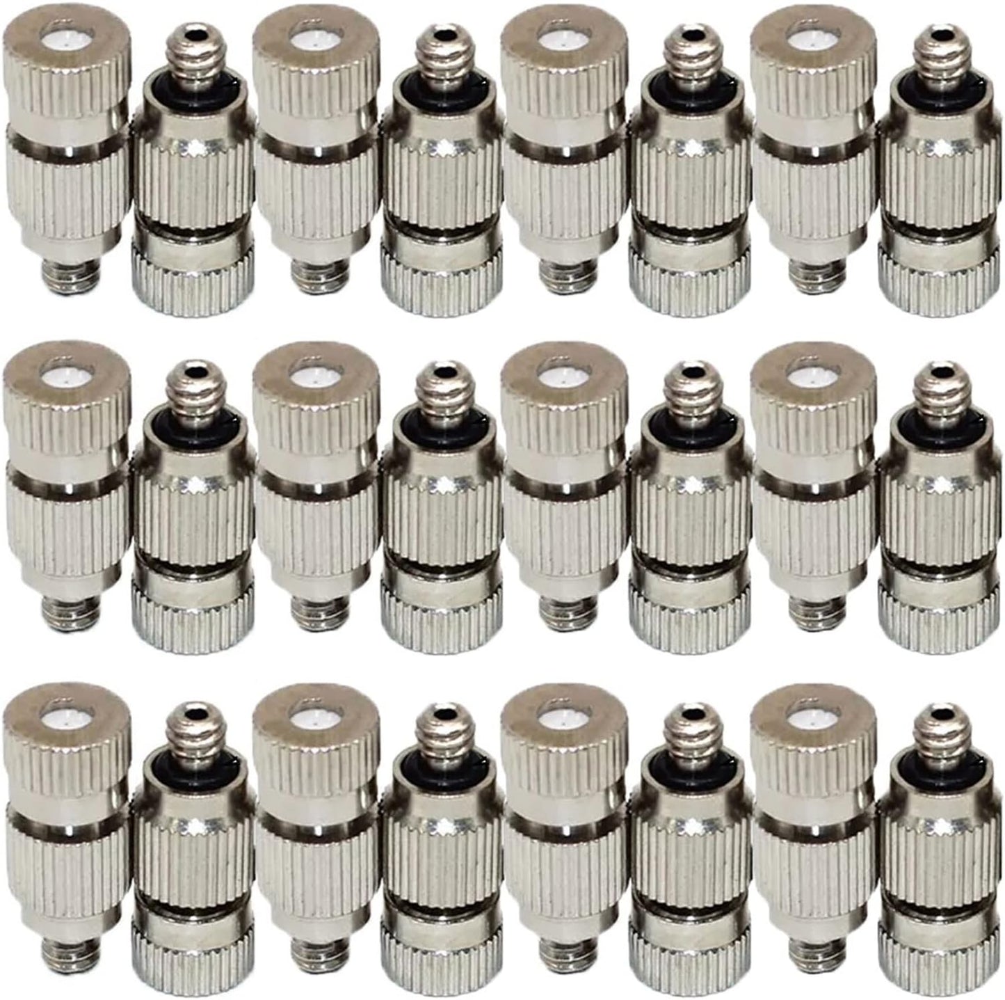 Pfeilzieher 100pcs Brass misting nozzles for Outdoor Cooling misting System high Pressure Mister nozzles Anti drip Cooling Micro Mist nozzles 3 16 Thread 0 004 0 039 Orifice Size 0 9mm
