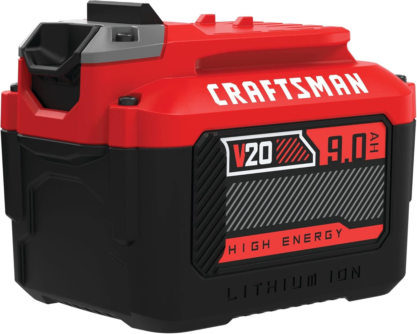 CRAFTSMAN V20 Lithium Ion Battery for Power Tools, 9 Ah, LED Charge Indicator (CMCB209)