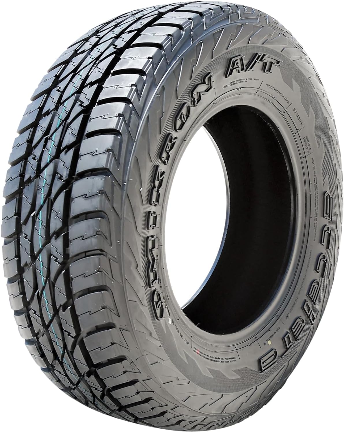 Accelera Omikron A\/T Truck\/SUV All-Terrain Off-Road Radial Tire-265\/60R18 265\/60\/18 265\/60-18 110H Load Range SL 4-Ply BSW Black Side Wall UTQG 600AA
