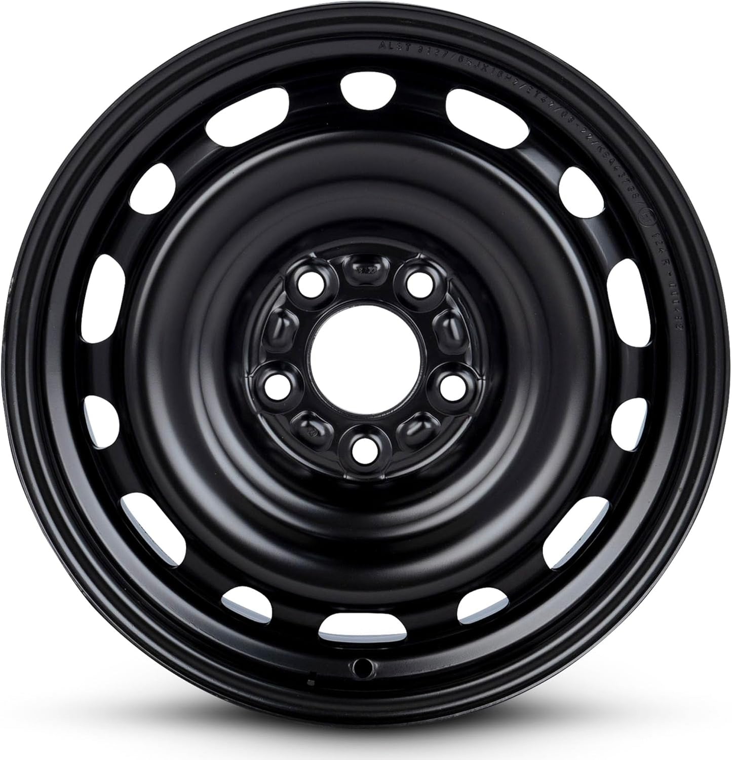 For 06-18 Kia Rondo 16 Inch Painted Black Steel Rim - OE Direct Replacement - Road Ready Car Wheel