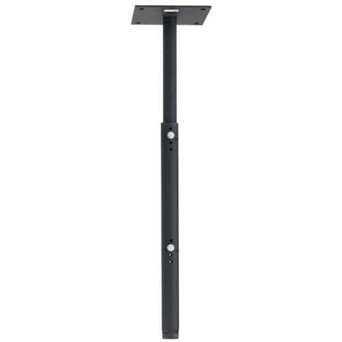 CHIEF 8" SQUARE CEILING PLATEW/ADJUSTABLE COLUMN - Black